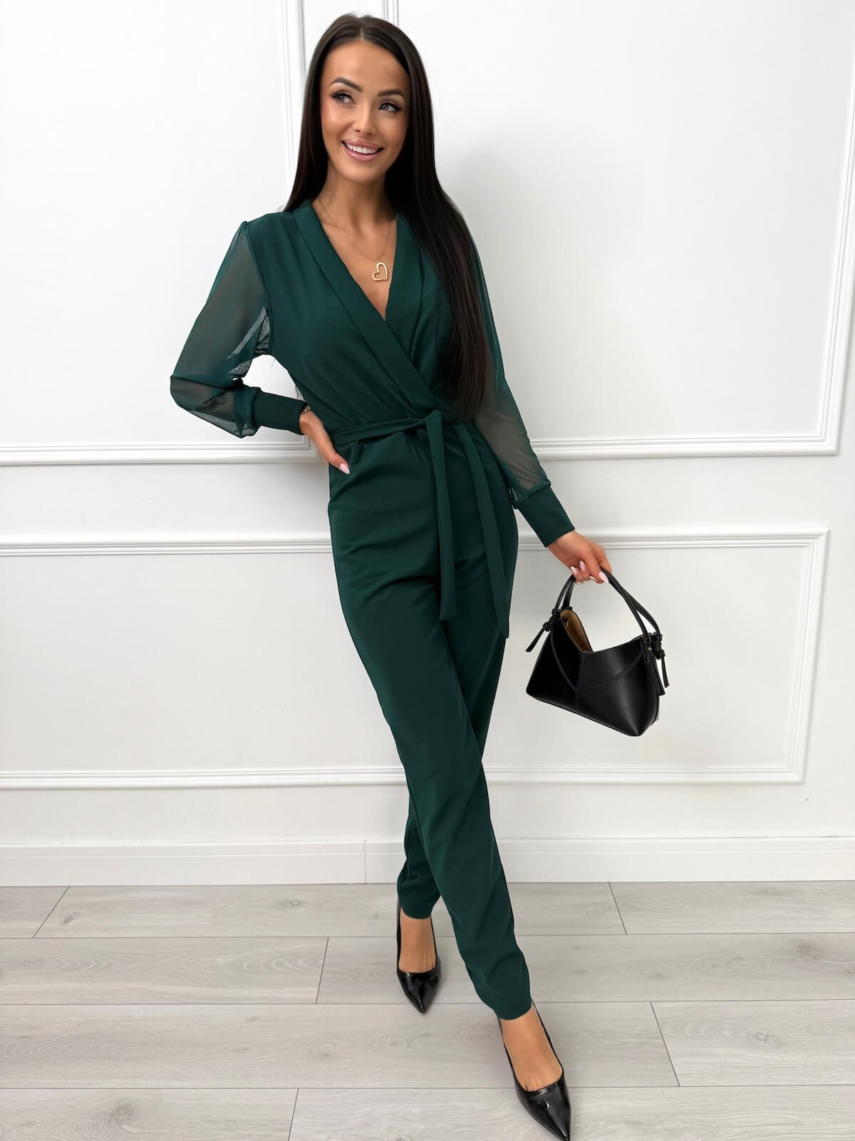 kombinezon damski zielony 11660-131-A modnakiecka