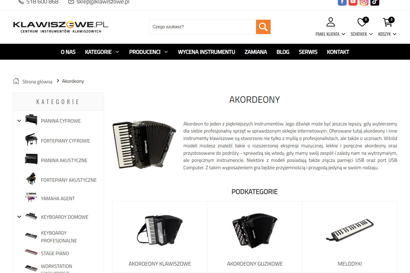 Akordeony dla początkujących – jaki instrument wybrać do nauki gry?